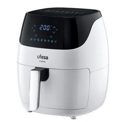 Freidora de aire Ufesa ELEKTRA, Blanco, 5 L, 1500 W, 8 programas