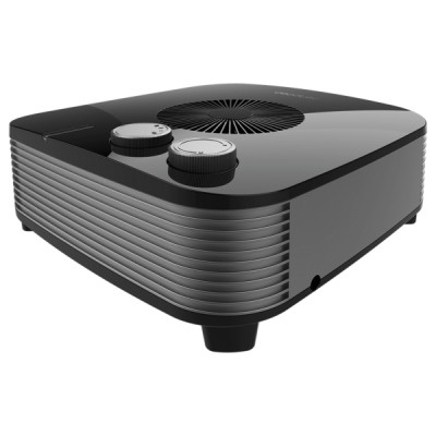 Cecotec ReadyWarm 2050 Max Horizon Calefactor Electrico - 2000W - 3 Modos de Calor - Termostato Regulable - Uso Sencillo y Portatil - Funcionamiento Silencioso - Sistema de Seguridad - Color Negro