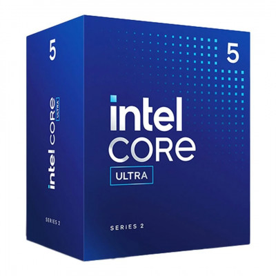 Intel Core Ultra 5 225F - hasta 4.90GHz - 10 núcleos - 10 hilos - 20MB caché - LGA1851 Socket - Box (necesita gráfica dedicada)
