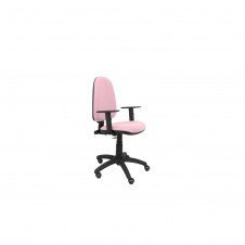 SILLA AYNA BALI BRAZOS REGULABLES RUEDAS DE PARQUET ROSA ṔLIDO 04CPBALI710B10RP
