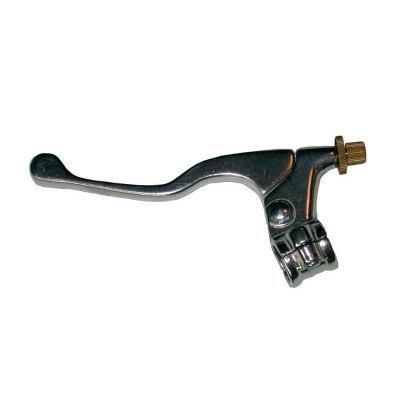 BIHR Short Clutch Lever + Perch Casted Aluminium Polished Universal 14-0106