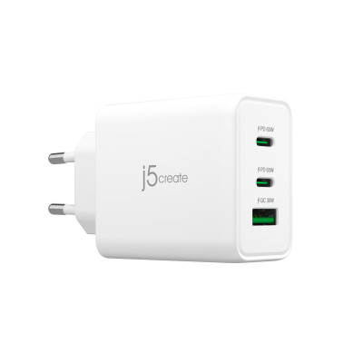 JUP3365E-EN Cargador USB-C® de 65W GaN de 3 puertos - UE