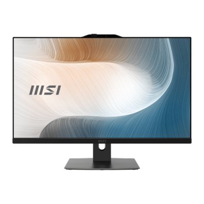 MSI AIO MODERN AM272P 1M-888ES. 27 IPS LED FHD. I7-150U. INTEL IRIS XE GRAPHICS. DDR5 16GB (8GB*2). 512G M.2 PCIE SSD. W11 PRO. NEGRO