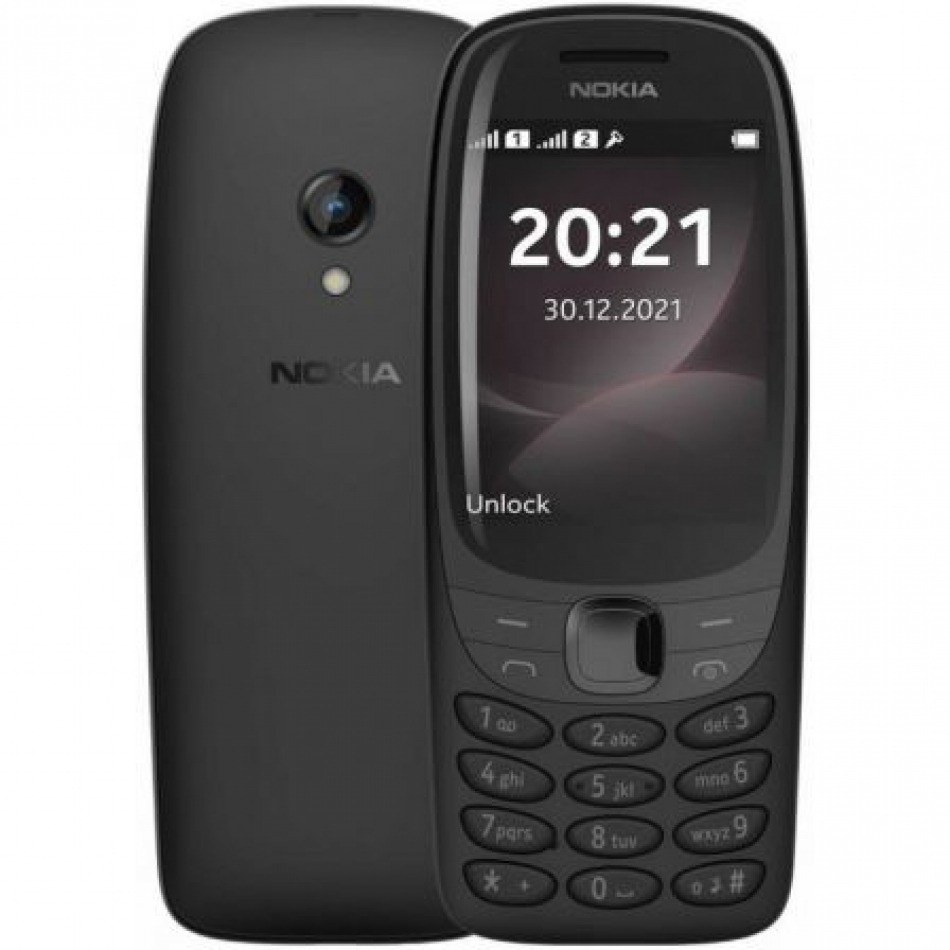 Teléfono Móvil Nokia 6310 Dual SIM/ Negro
