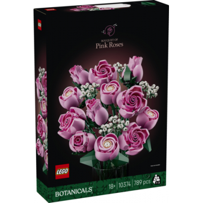 Lego botanicals ramo de rosas rosadas