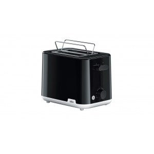 Tostador Braun HT1010BK, 2 ranuras, corto, 900W, negro