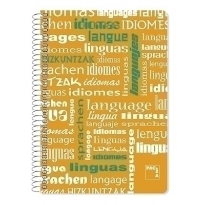 BLOCK PACSA ASIGNAT. Fº 80h CD.4 IDIOMAS - Pack de 4 unidades
