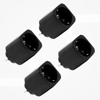 Shelly Plug PM Gen3 (Negro) 4 Pcs