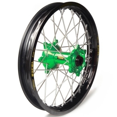 Rueda completa Haan Wheels aro negro 18-2,15 buje verde 1 26012/3/7 1 26012/3/7