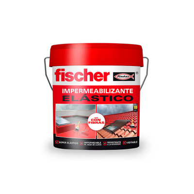 Impermeabilizante 750ml gris con fibras 558429 fischer