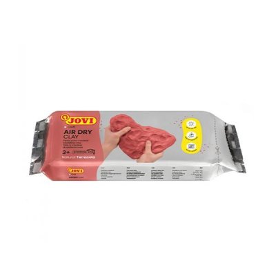 JOVI PASTILLA PASTA MODELAR AIR DRY ENDURECIBLE AL AIRE 1000G TERRACOTA
