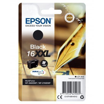 Epson T1681 (16XXL) Negro Cartucho de Tinta Original - C13T16814012
