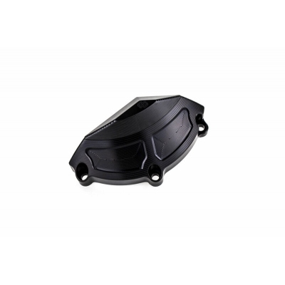 Protector de la tapa del motor Gilles Tooling (lado izquierdo), negro MP-L-H01-B