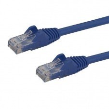 CABLE DE RED ETHERNET SNAGLESS SIN ENGANCHES CAT 6 CAT6 GIGABIT 3M - AZUL