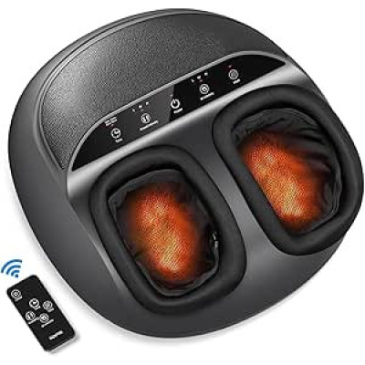 RENPHO SHIATSU FOOT MASSAGER - COMPACT - WITH REMOTE CONTROL - BLACK