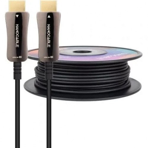 Cable HDMI 2.1 AOC 8K Nanocable 10.15.2140/ HDMI Macho - HDMI Macho/ 40m/ Negro