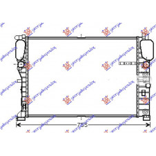 RADIATOR 5.5-6.2 PETROL - 3.2-4.0 DIESEL +/- A/C MANUAL/AUTOMATIC (640x459) (NRF)