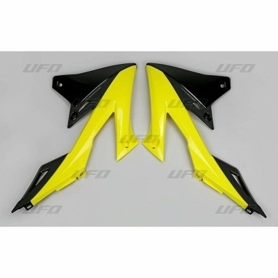 Plásticos laterales de radiador UFO color OEM 2018 Suzuki RM-Z450 SU04941#999