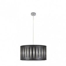 Colgante Alexandra 1xe27 Cromo/madera Negra Regx40x40 cm