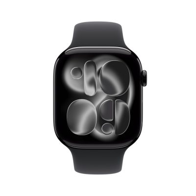Apple Watch Series 11/ GPS/ 46mm/ Negro Azabache/ Correa Negro (M/L)