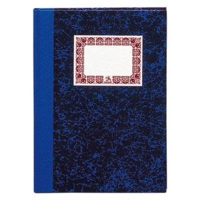 DOHE Cuaderno cartone rayado horizontal 100h folio azul