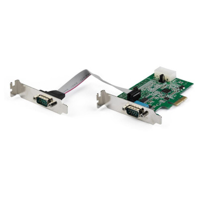Tarjeta adaptadora pci express startech 2x rs232