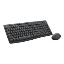 Teclado + mouse logitech mk295 silent negro wireles inalambrico