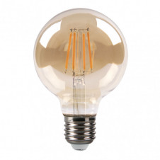 Bombilla Filamento Globo 12x8d 8w 750lm E27 Ambar 2700k
