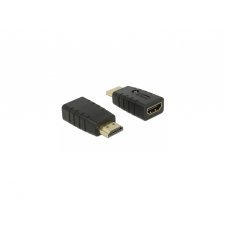 DeLOCK 63320 cambiador de género para cable 1 x HDMI-A 19 pin Negro