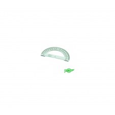 SEMICIRCULO TRANSPARENTE EN PLASTICO INYECTADO GRADUADO Y BISELADO 15 CM. FAIBO 216