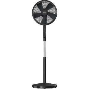 Ventilador de pie Black & Decker BXEFP51E, 5 aspas, 55W, 40 cm
