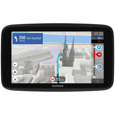 Navegador GPS TomTom GO 6 - Europa | Wi-Fi | Bluetooth | Pantalla Multitáctil | Negro