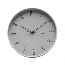 Reloj De Pared Lemur Gris 30d Mov.continuo
