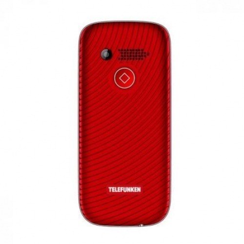 Teléfono Móvil Telefunken S420 para Personas Mayores/ Rojo