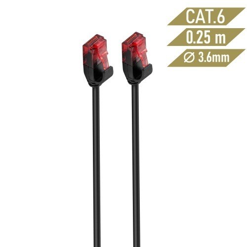 Ewent IM1047 cable de red 3 m Cat6 U/UTP (UTP) Negro
