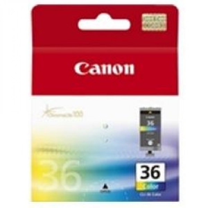 Cartucho tinta canon cli 36 cian magenta amarillo pixma mini 260 ip100