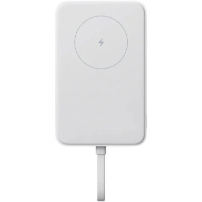 Powerbank 10000mAh Xiaomi 33W Magnetic Power Bank 10000 (Integrated Cable)/ Wireless/ Blanca