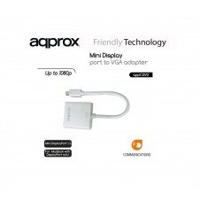 ADAPTADOR MINI DISPLAY PORT A VGA APPROX APPC13V2