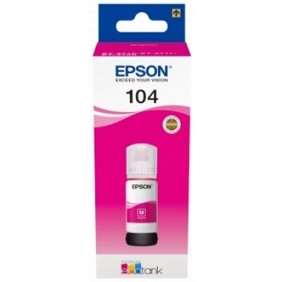 Epson 104 Magenta - Botella de Tinta Original C13T00P340