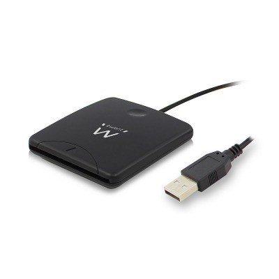 EWENT LECTOR DNI SMART CARDS 1 x USB. USB 2.0 EW1052