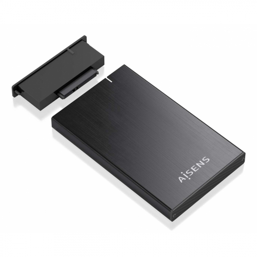 AISENS - CAJA EXTERNA 2,5" ASE-2527B 9.5MM SATA A USB 3.0/USB3.1 GEN1, NEGRA