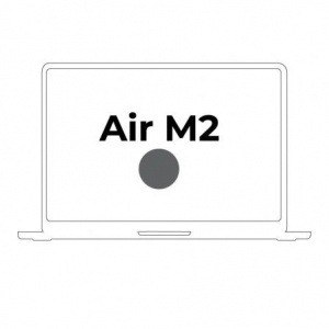 Apple Macbook Air 13,6"/ M2 8-Core CPU/ 8Gb/ 512Gb SSD/  10-Core GPU/ Gris Espacial