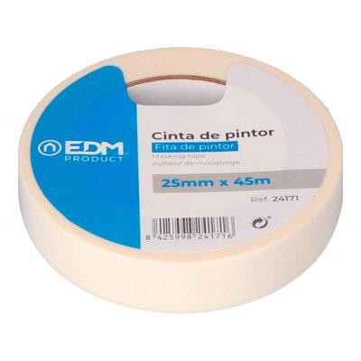 Cinta de pintor 45m x 25mm edm kreep