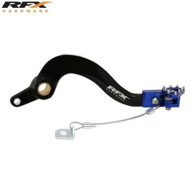 Pedal de freno trasero RFX Pro FT (negro/azul) FXRB4010099BU