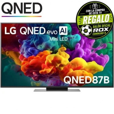Televisor LG QNED evo AI QNED87 Mini LED 55QNED87B6A 55/ Ultra HD 4K/ Smart TV/ WiFi