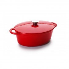 COCOTTE IBILI OVAL 726027R 27X21 3,3L ROJA