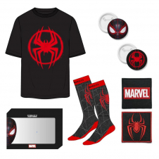 Camiseta corta single jersey set spiderman m