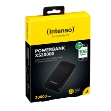 Intenso XS20000 bater?a externa Pol?mero de litio 20000 mAh Negro