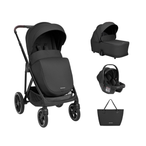 Stroller 3in1 with carrycot Chiara Black