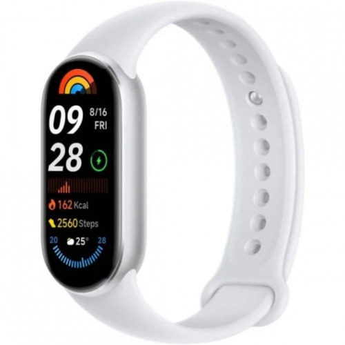 Xiaomi Mi Smart Band 9 Pulsera de Actividad Pantalla AMOLED 1.62\1 - Bluetooth 5.4 Blanca